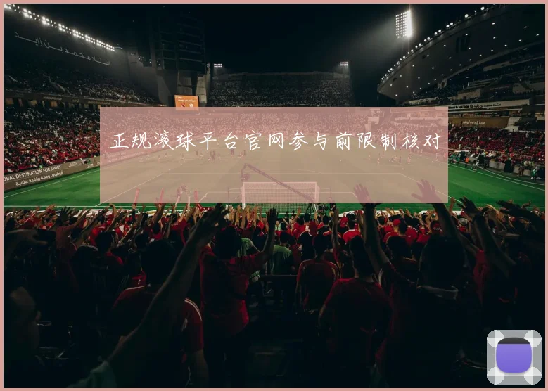 正规滚球平台官网参与前限制核对